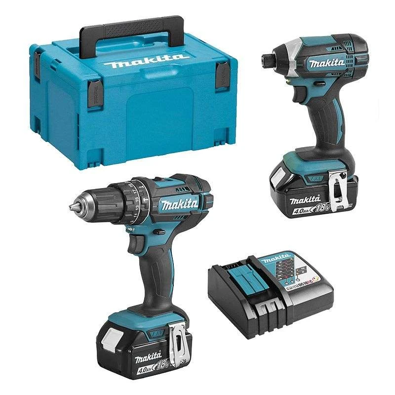 MAKITA MACHINES Pack 2 Outils MAKITA DLX2131MJ (DTD152 + DHP482) 18 V Li-Ion (2 X 4,0 Ah) 1 MAKITA MACHINES Pack 2 Outils MAKITA DLX2131MJ (DTD152 + DHP482) 18 V Li-Ion (2 X 4,0 Ah)
