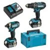 MAKITA MACHINES Pack 2 Outils MAKITA DLX2131RFJ (DHP482Z + DTD152Z) 18V Li-ion LXT (2 X 3,0 Ah)