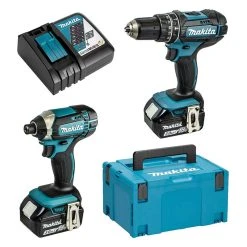 MAKITA MACHINES Pack 2 Outils MAKITA DLX2131RFJ (DHP482Z + DTD152Z) 18V Li-ion LXT (2 X 3,0 Ah)