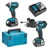 MAKITA MACHINES Pack 2 Outils MAKITA DLX2145TJ (DHP458 + DTD152) 18 V LXT Li-Ion (2 X 5 Ah)