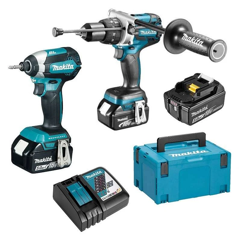MAKITA MACHINES Pack 2 Outils MAKITA DLX2174TJ1 (DHP481 + DTD153) LXT 18V (3 X 5,0 Ah) 1 MAKITA MACHINES Pack 2 Outils MAKITA DLX2174TJ1 (DHP481 + DTD153) LXT 18V (3 X 5,0 Ah)