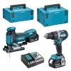 MAKITA MACHINES Pack 2 Outils MAKITA DLX2355TJ (DHP484 + DJV181) 18V Li-Ion (2x5Ah)