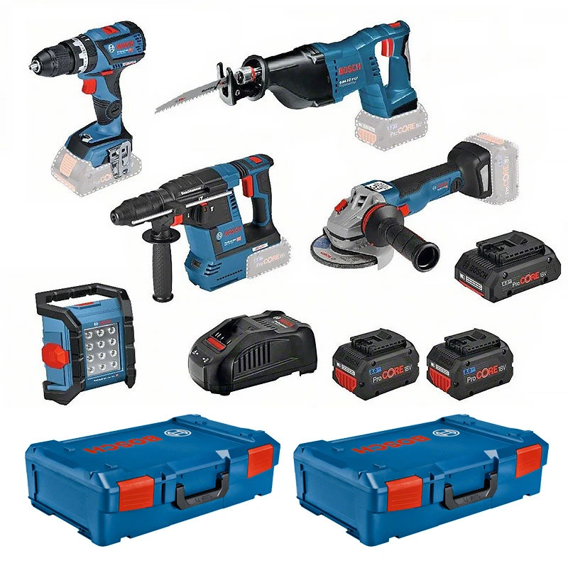 BOSCH MACHINES Pack 5 Outils BOSCH 0615990m2x 18V (4,0Ah + 2 X 8,0Ah) 1 BOSCH MACHINES Pack 5 Outils BOSCH 0615990m2x 18V (4,0Ah + 2 X 8,0Ah)