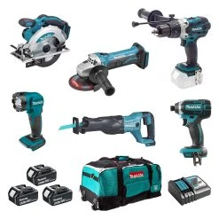 MAKITA MACHINES Pack 6 Outils MAKITA DLX6104MX1 18 V (3 X 4,0 Ah)