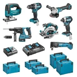MAKITA MACHINES Pack 7 Outils MAKITA DLX7014PTJ 18V (5 X 5Ah)