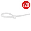 Pack De 20 Colliers De Serrage - 3,5 X 280 Mm - Transparent LEGRAND