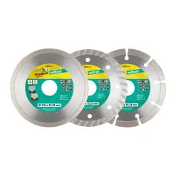 Pack De 3 Disques à Tronçonner Diamant WOLFCRAFT 8392000 Ø110 Mm X 22.2 Mm