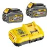 DEWALT MACHINES Pack DEWALT DCB118T2-QW Chargeur DCB118 + 2 Batteries DCB546 6,0 Ah