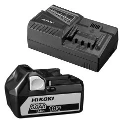 HITACHI - HIKOKI Pack HIKOKI UC18YFSLWAZ Batterie Li-Ion 18V 5,0 Ah + Chargeur
