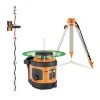 Pack Niveau Laser Rotatif Automatique + Trépied + Mire GEO FENNEL FL 190A-GREEN 292195-S01