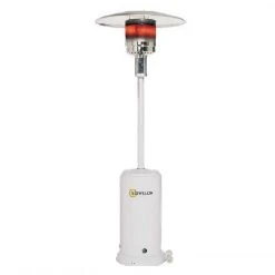 Parasol Chauffant Mobile Au Gaz Propane SOVELOR Brasilia MB Blanc
