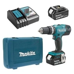 MAKITA MACHINES Perceuse à Percussion MAKITA DHP453RFE (2 X 3,0 Ah)
