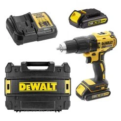DEWALT MACHINES Perceuse Visseuse à Percussion DEWALT DCD778S2T-QW 18V XR 2 X 1,5 Ah