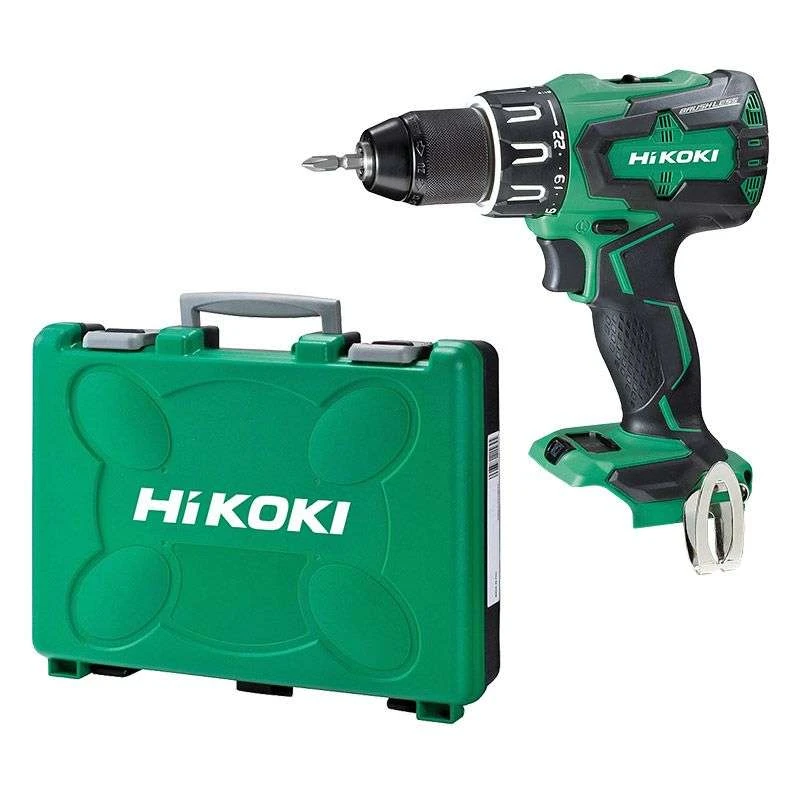 HITACHI - HIKOKI Perceuse Visseuse à Percussion HIKOKI DV18DBSLWJZ 18V (machine Nue) + Coffret 1 HITACHI - HIKOKI Perceuse Visseuse à Percussion HIKOKI DV18DBSLWJZ 18V (machine Nue) + Coffret