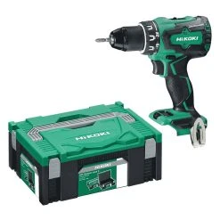 HITACHI - HIKOKI Perceuse Visseuse Sans Fil 18V HIKOKI DS18DBSLW6Z 70Nm En Coffret (machine Nue)