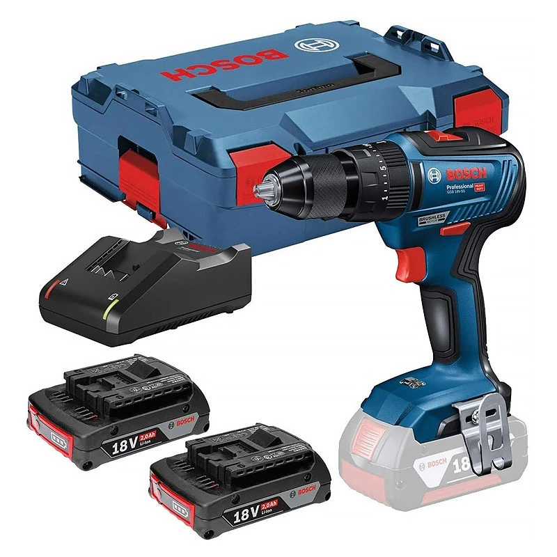 BOSCH MACHINES Perceuse-visseuse Sans Fil BOSCH GSB 18V-55 Professional (2 X 2,0Ah) 1 BOSCH MACHINES Perceuse-visseuse Sans Fil BOSCH GSB 18V-55 Professional (2 X 2,0Ah)