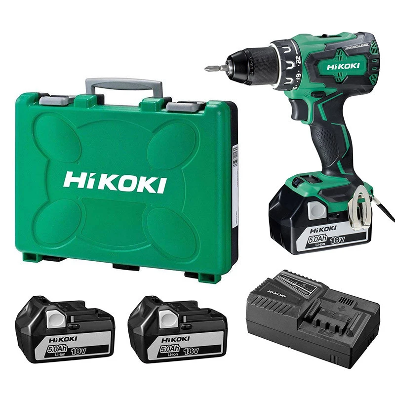 HITACHI - HIKOKI Perceuse-visseuse Sans-fil HIKOKI DS18DBSLWDZ - 3 Batteries - 18V - 5Ah 1 HITACHI - HIKOKI Perceuse-visseuse Sans-fil HIKOKI DS18DBSLWDZ - 3 Batteries - 18V - 5Ah