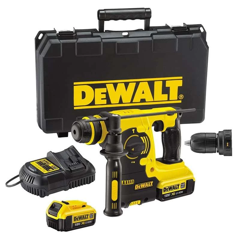 DEWALT MACHINES Perforateur Burineur DEWALT DCH254M2 SDS-Plus 18V XR Li-ion 2 X 4 Ah 1 DEWALT MACHINES Perforateur Burineur DEWALT DCH254M2 SDS-Plus 18V XR Li-ion 2 X 4 Ah