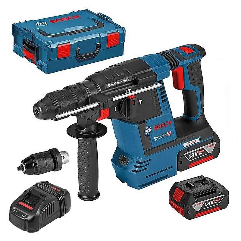 BOSCH MACHINES Perforateur Sans-fil SDS-plus BOSCH GBH 18V-26 F Professional (2x5Ah) + L-Boxx 1 BOSCH MACHINES Perforateur Sans-fil SDS-plus BOSCH GBH 18V-26 F Professional (2x5Ah) + L-Boxx
