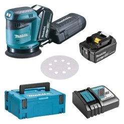 MAKITA MACHINES Ponceuse Excentrique MAKITA DBO180RTJ 125 Mm à Batteries LXT 18 V (2 X 5,0 Ah)