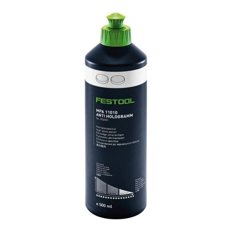 Festool Accessoires Produit De Polissage FESTOOL 202051 MPA 11010 WH/0,5L 1 Festool Accessoires Produit De Polissage FESTOOL 202051 MPA 11010 WH/0,5L