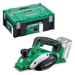 HITACHI - HIKOKI Rabot Sans Fil HIKOKI P18DSLW2Z + Hitcase 82mm 18V (machine Nue)