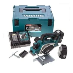 MAKITA MACHINES Rabot Sans Fil MAKITA DKP180RTJ 18 V 82 Mm 2 X 5.0 Ah