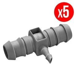 Réducteurs En T GARDENA 13128-26 13 Mm (1/2") / 4,6 Mm (3/16") X5