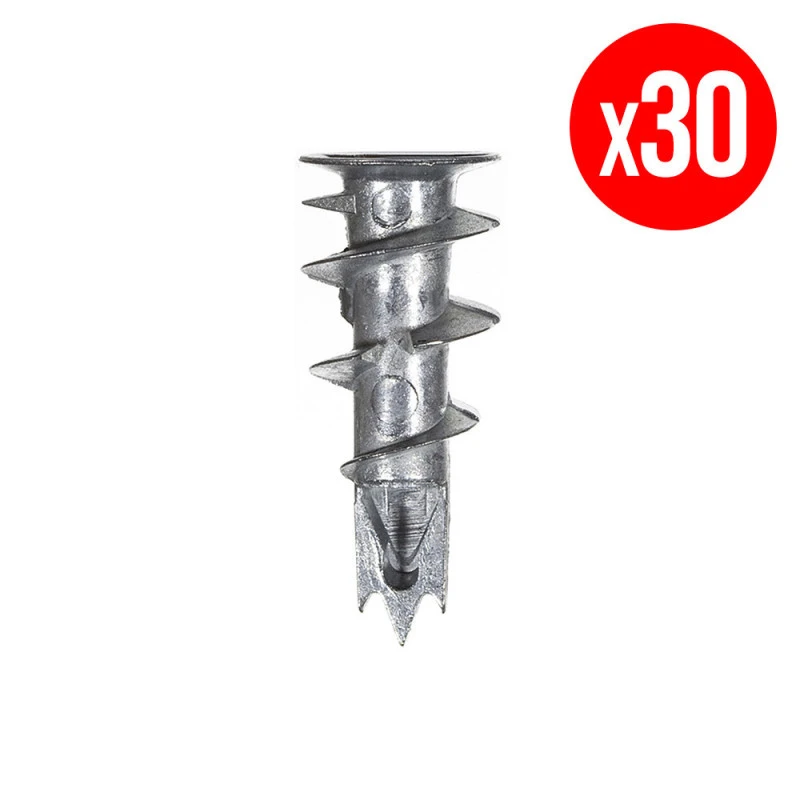 Sachet De 30 Chevilles Autoperceuses FISCHER 520181 Métal GKM-S - Pour Matériaux Creux - 35 Mm 1 Sachet De 30 Chevilles Autoperceuses FISCHER 520181 Métal GKM-S - Pour Matériaux Creux - 35 Mm