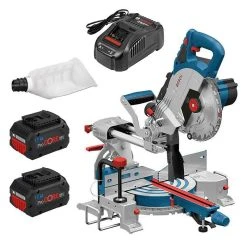 BOSCH MACHINES Scie à Onglets Sans-fil BITURBO BOSCH GCM 18V-216 Professional 18V Ø 216mm (2x5.5Ah)