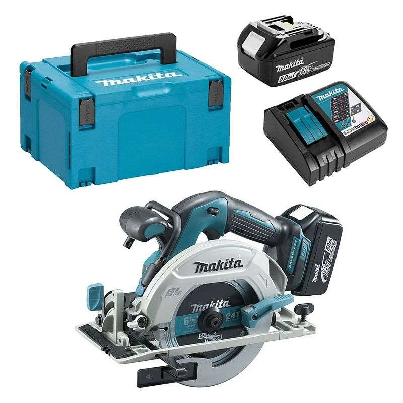 MAKITA MACHINES Scie Circulaire MAKITA DHS680RTJ 18 V Li-ion Ø 165 Mm ( 2 X 5,0 Ah) 1 MAKITA MACHINES Scie Circulaire MAKITA DHS680RTJ 18 V Li-ion Ø 165 Mm ( 2 X 5,0 Ah)