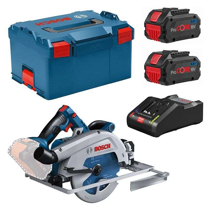 BOSCH MACHINES Scie Circulaire Sans Fil BITURBO BOSCH GKS 18V-68 GC Professional En L-Boxx (2x8Ah) 1 BOSCH MACHINES Scie Circulaire Sans Fil BITURBO BOSCH GKS 18V-68 GC Professional En L-Boxx (2x8Ah)