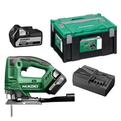 HITACHI - HIKOKI Scie Sauteuse 18V HIKOKI CJ18DAWPZ 2 X 5,0Ah En Coffret