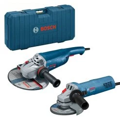 BOSCH MACHINES Set De Meuleuses D'angle BOSCH 06018C1109 - 230mm Et 125mm - En Coffret