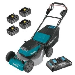 MAKITA MACHINES Tondeuse Auto-tractée MAKITA DLM532PT4 36V (2x18V) Li-Ion (4x5,0Ah)