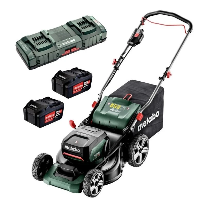 Tondeuse Sans Fil METABO RM 36-18 LTX BL 46 - 18V - 2 Batteries 5,2Ah + Chargeur 1 Tondeuse Sans Fil METABO RM 36-18 LTX BL 46 - 18V - 2 Batteries 5,2Ah + Chargeur