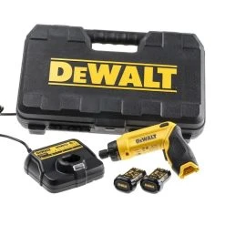 DEWALT MACHINES Tournevis Gyroscopique XR DEWALT DCF680G2-QW 7.2V 1Ah Li-Ion + 2 Batteries + Coffret