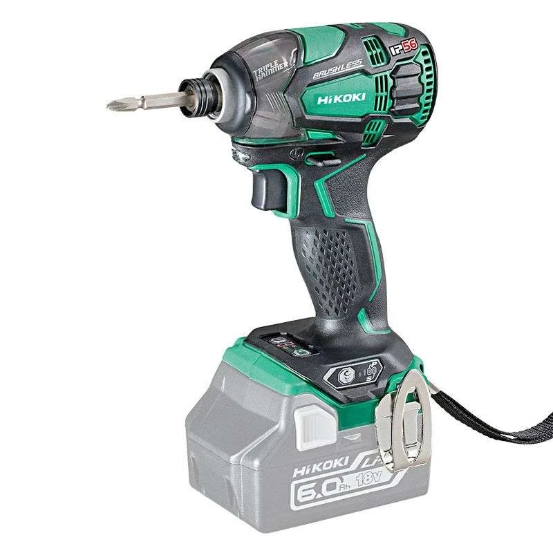 HITACHI - HIKOKI Visseuse à Choc HIKOKI WH18DBDL2 18 V (machine Nue) 207 Nm 1 HITACHI - HIKOKI Visseuse à Choc HIKOKI WH18DBDL2 18 V (machine Nue) 207 Nm