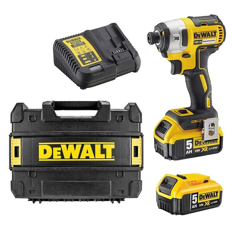DEWALT MACHINES Visseuse à Chocs DEWALT DCF887P2 18V (2 X 5 Ah) Li-Ion XR Moteur Sans Charbon 1 DEWALT MACHINES Visseuse à Chocs DEWALT DCF887P2 18V (2 X 5 Ah) Li-Ion XR Moteur Sans Charbon