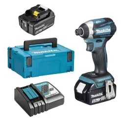 MAKITA MACHINES Visseuse à Chocs MAKITA DTD154RTJ 18 V Li-ion 175 Nm (2x5Ah)