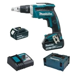MAKITA MACHINES Visseuse à Placo Sans Fil MAKITA DFS452RTJ 18 V LXT (2 X 5,0 Ah)