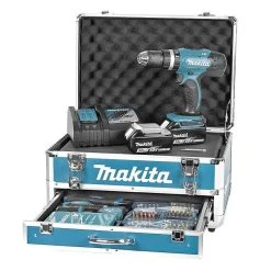 MAKITA MACHINES Visseuse Perceuse à Percussion MAKITA DHP453RFX2 à Batteries LXT 18 V (2 X 3,0 Ah)